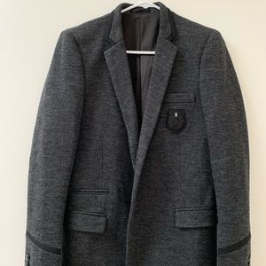 The Kooples dark academia wool blazer